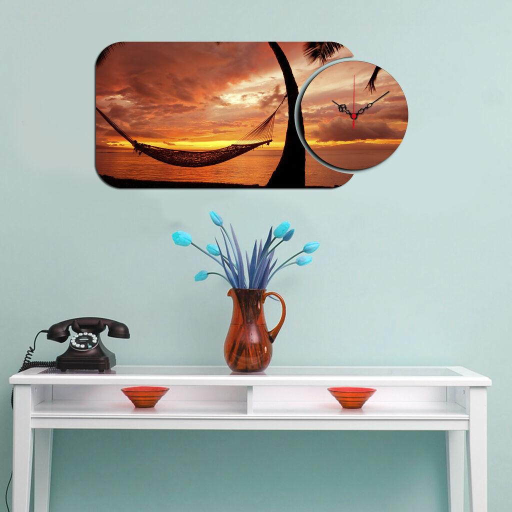 Wallity dzиден часовник YMS-04, 68x32 см, 2 дела