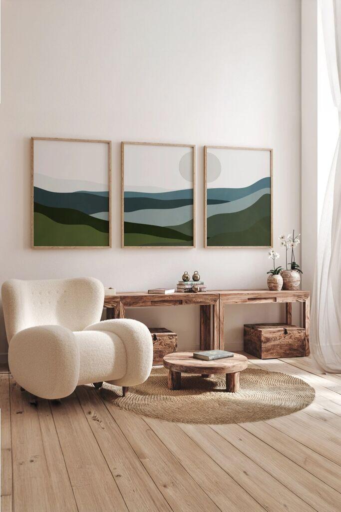 Слика Wallity 3Dartsoho81, 3 дела, 33 x 48 см