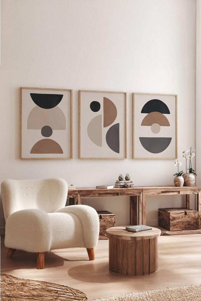 Слика Wallity 3Dartsoho88, 3 дела, 33 x 48 см