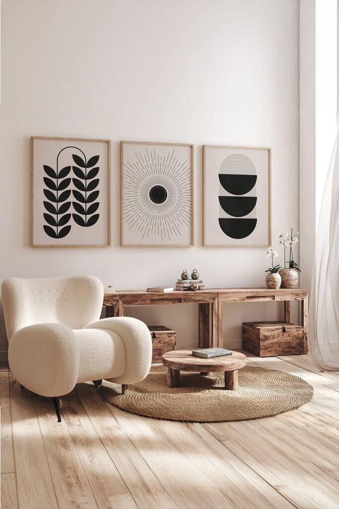 Слика Wallity 3Dartsoho63, 3 дела, 33 x 48 см