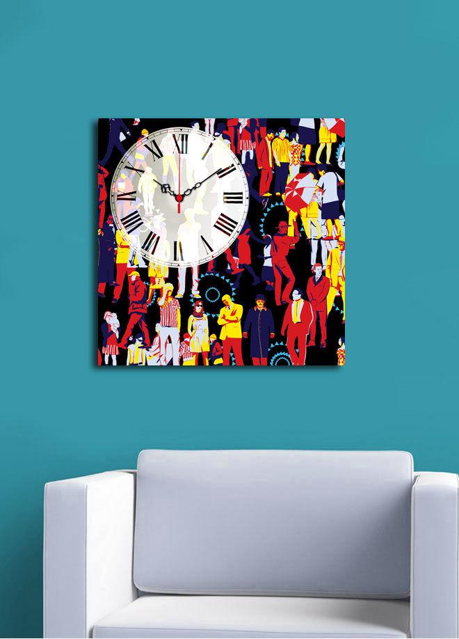 Dzиден часовник Wallity 4545CS-48, 45x45 см