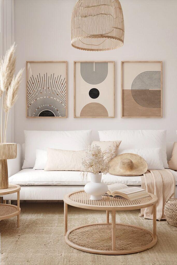 Слика Wallity 3Dartsoho12, 3 дела, 33 x 48 см