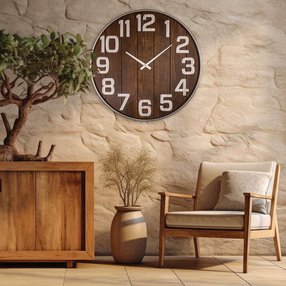 Wallity dzиден часовник Антички среден, 62x62 см