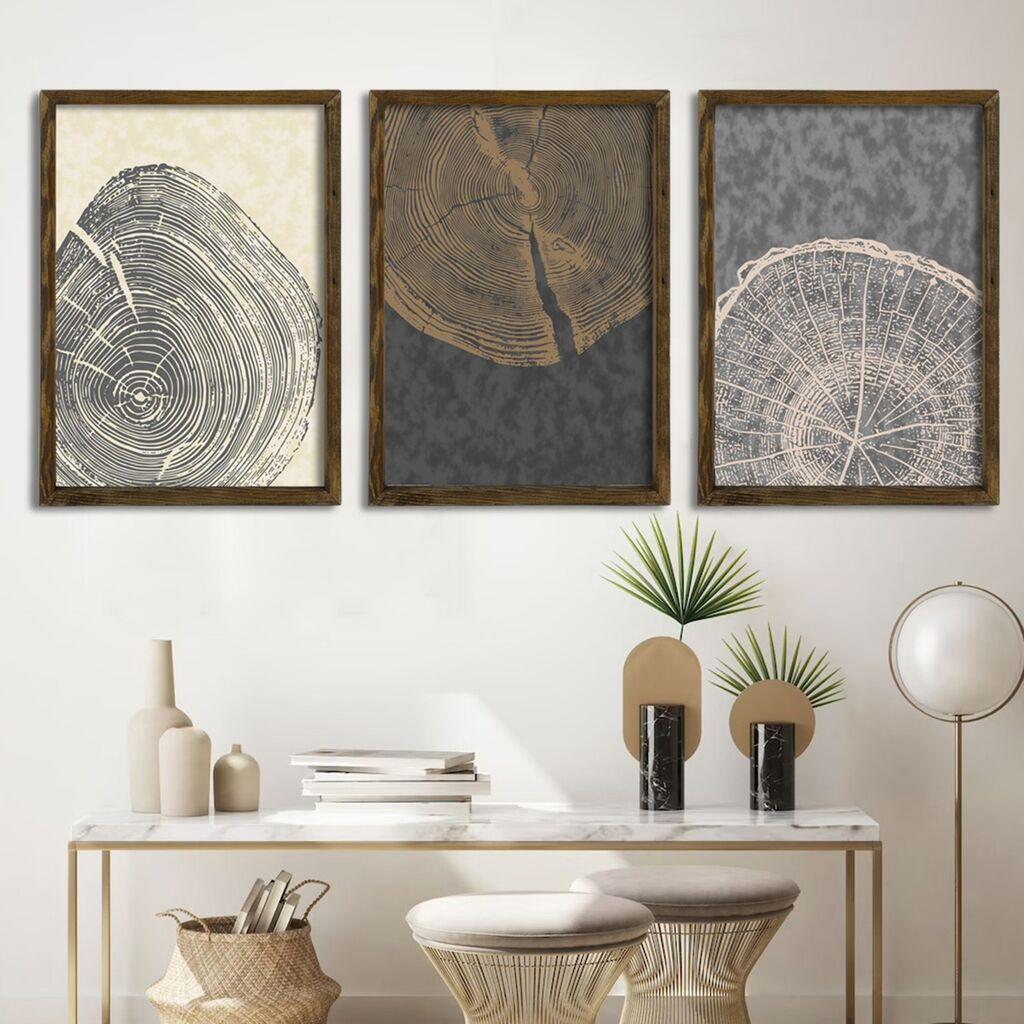 Слика Wallity EMN015, 3 дела, 50 x 70 см