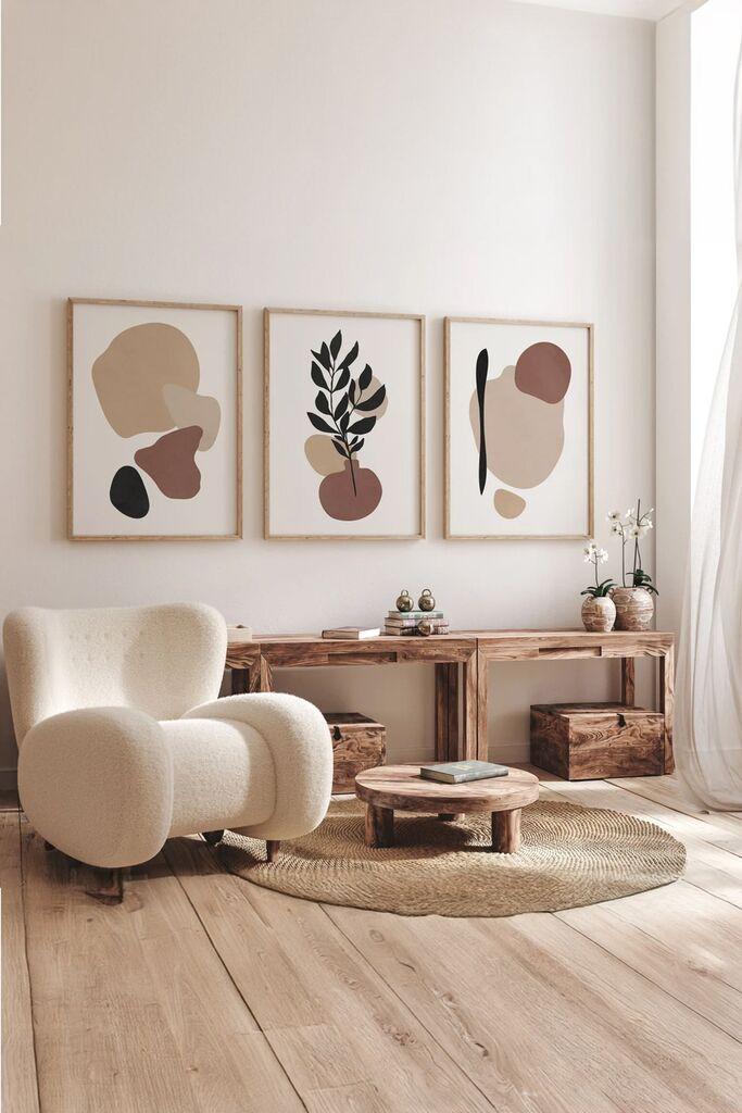 Слика Wallity 3Dartsoho67, 3 дела, 33 x 48 см