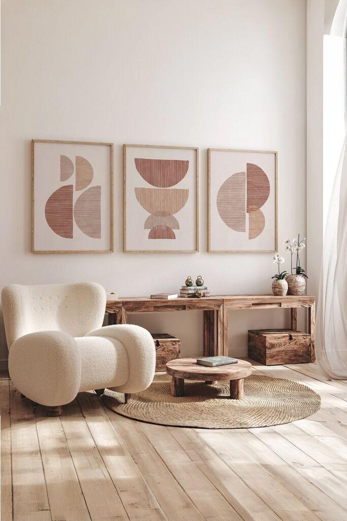 Слика Wallity 3Dartsoho56, 3 дела, 33 x 48 см