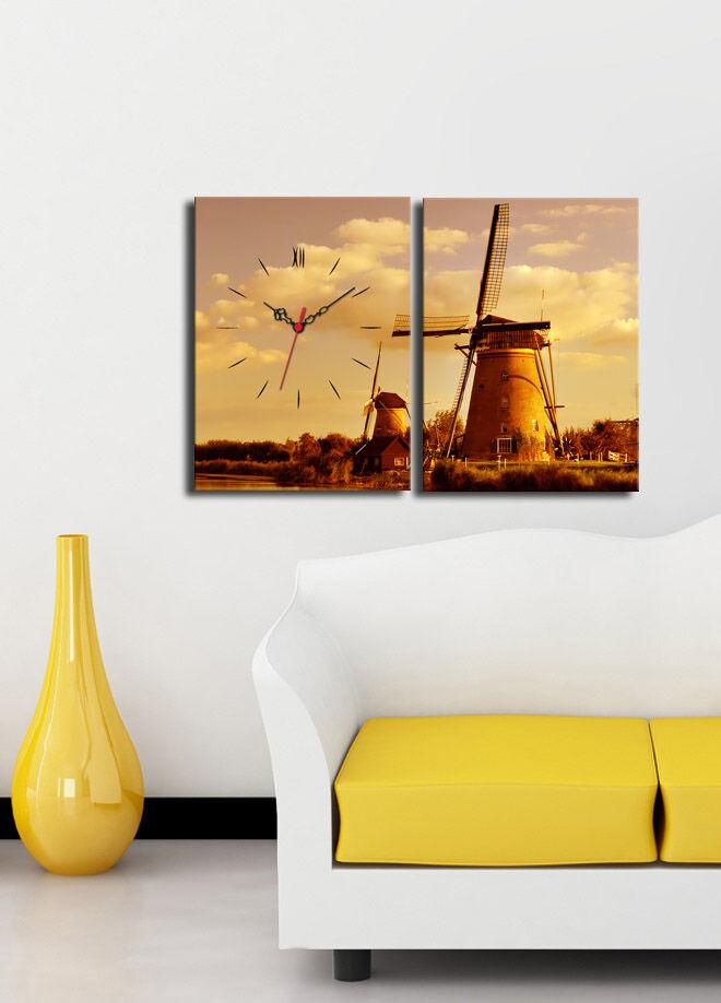 Wallity dzиден часовник 2P3040CS-84, 64x40 см, 2 дела