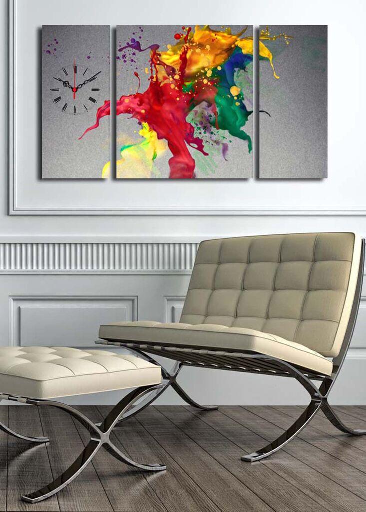 Wallity dzиден часовник 3P204045CS-8, 84x45 см, 3 дела