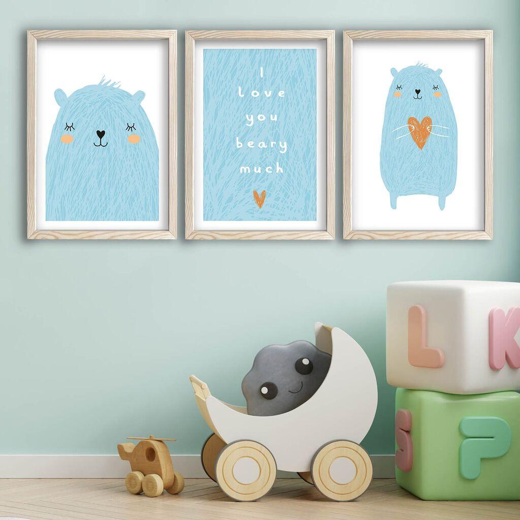 Слика Wallity 3P3853SCT-003, 3 дела, 53 x 118 см