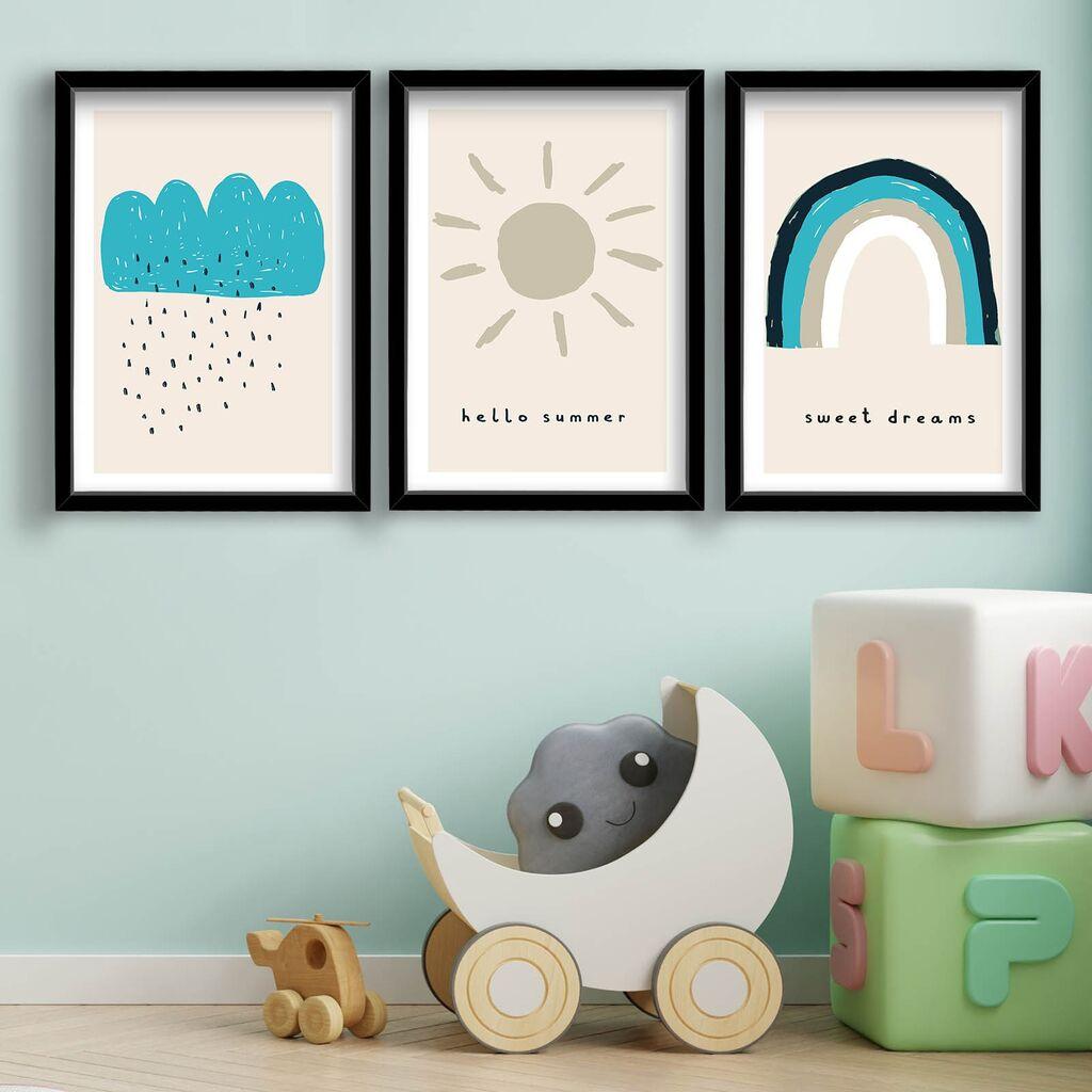 Слика Wallity 3P3853KCT-003, 3 дела, 53 x 118 см