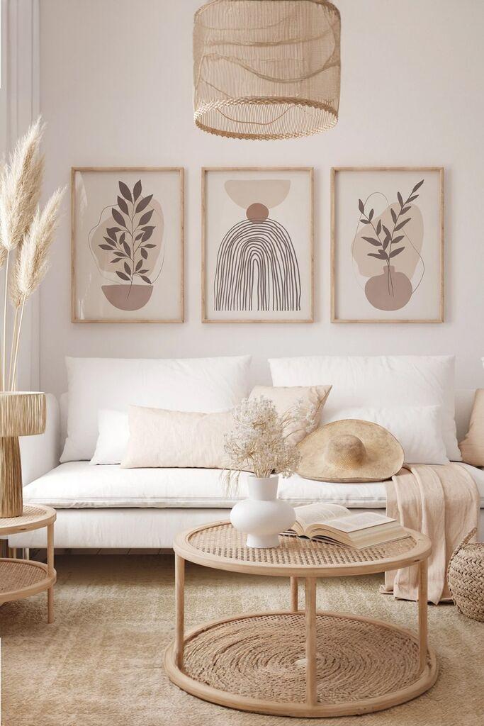 Слика Wallity 3Dartsoho58, 3 дела, 33 x 48 см