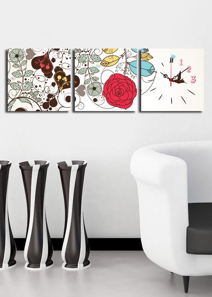 Wallity dzиден часовник 3P2828CS-4, 90x28 см, 3 дела