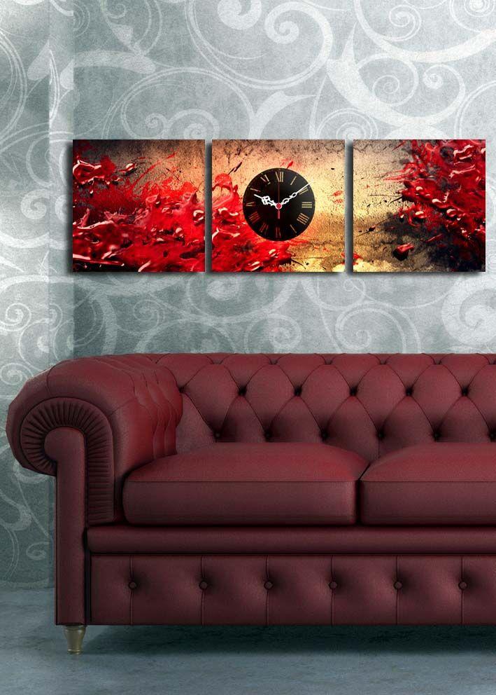 Wallity dzиден часовник 3P2828CS-10, 90x28 см, 3 дела