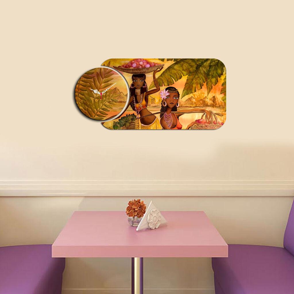 Wallity dzиден часовник YMS-78, 68x32 см, 2 дела