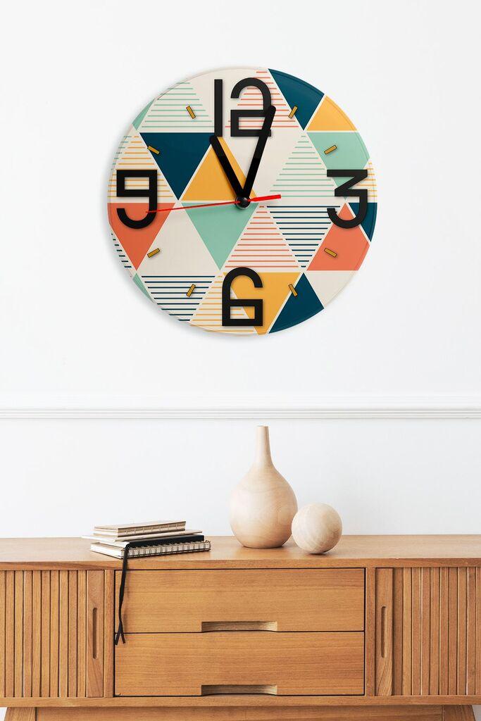 Dzиден часовник Wallity Artavessa3D clock23, 36x36x1 см