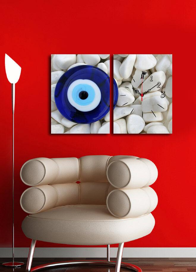 Wallity dzиден часовник 2P3040CSMOR-9, 64x40 см, 2 дела