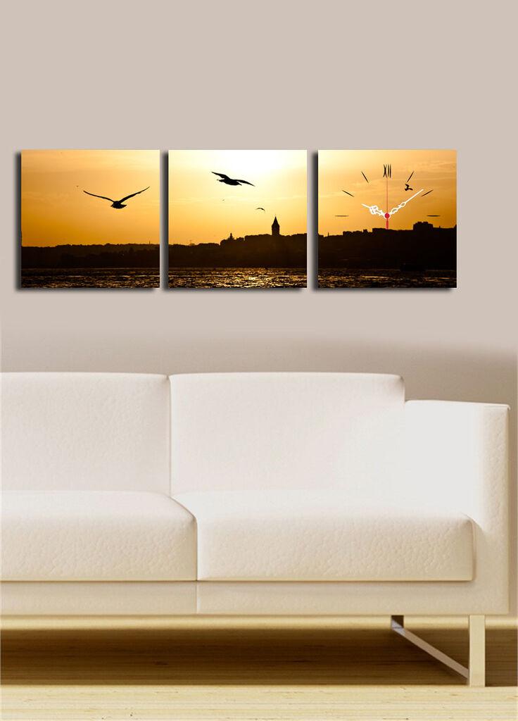 Wallity dzиден часовник 3P2828CS-12, 90x28 см, 3 дела