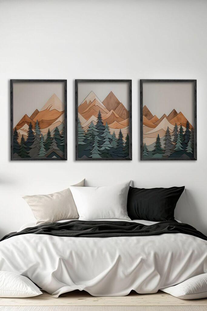 Слика од Wallity Ersy3Syhcrv56, 3 дела, 34 x 49 см