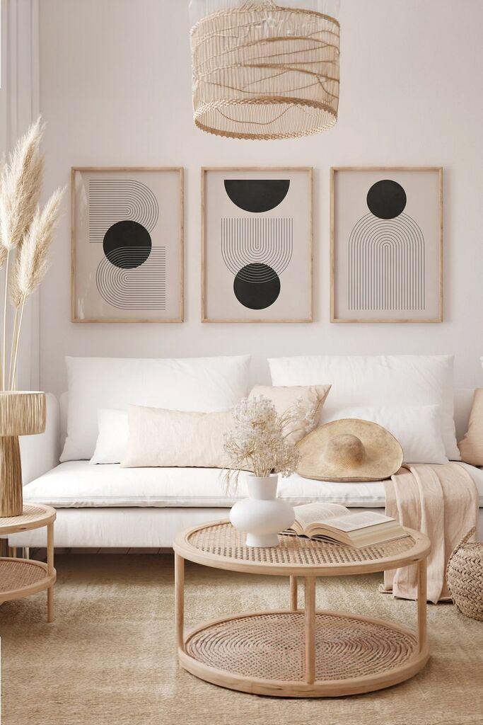 Слика Wallity 3Dartsoho80, 3 дела, 33 x 48 см