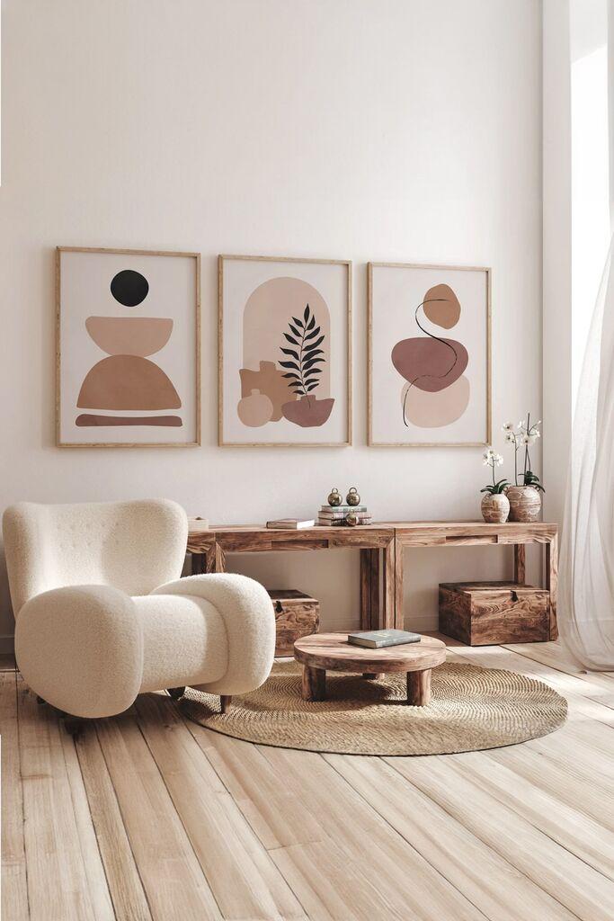 Слика Wallity 3Dartsoho50, 3 дела, 33 x 48 см