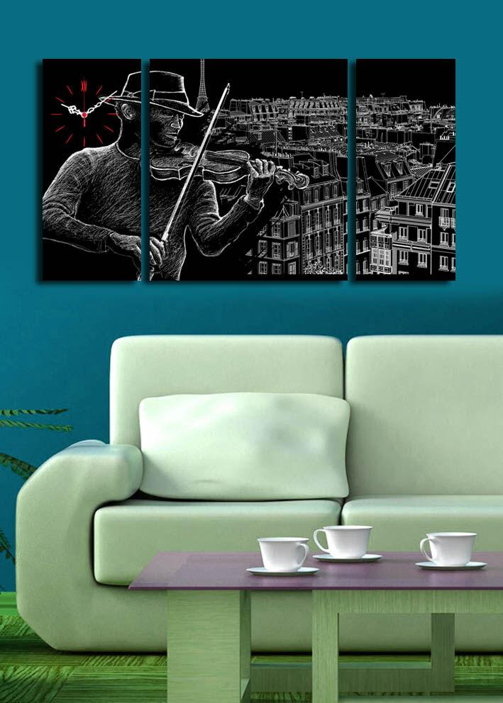 Wallity dzиден часовник 3P204045CS-6, 84x45 см, 3 дела