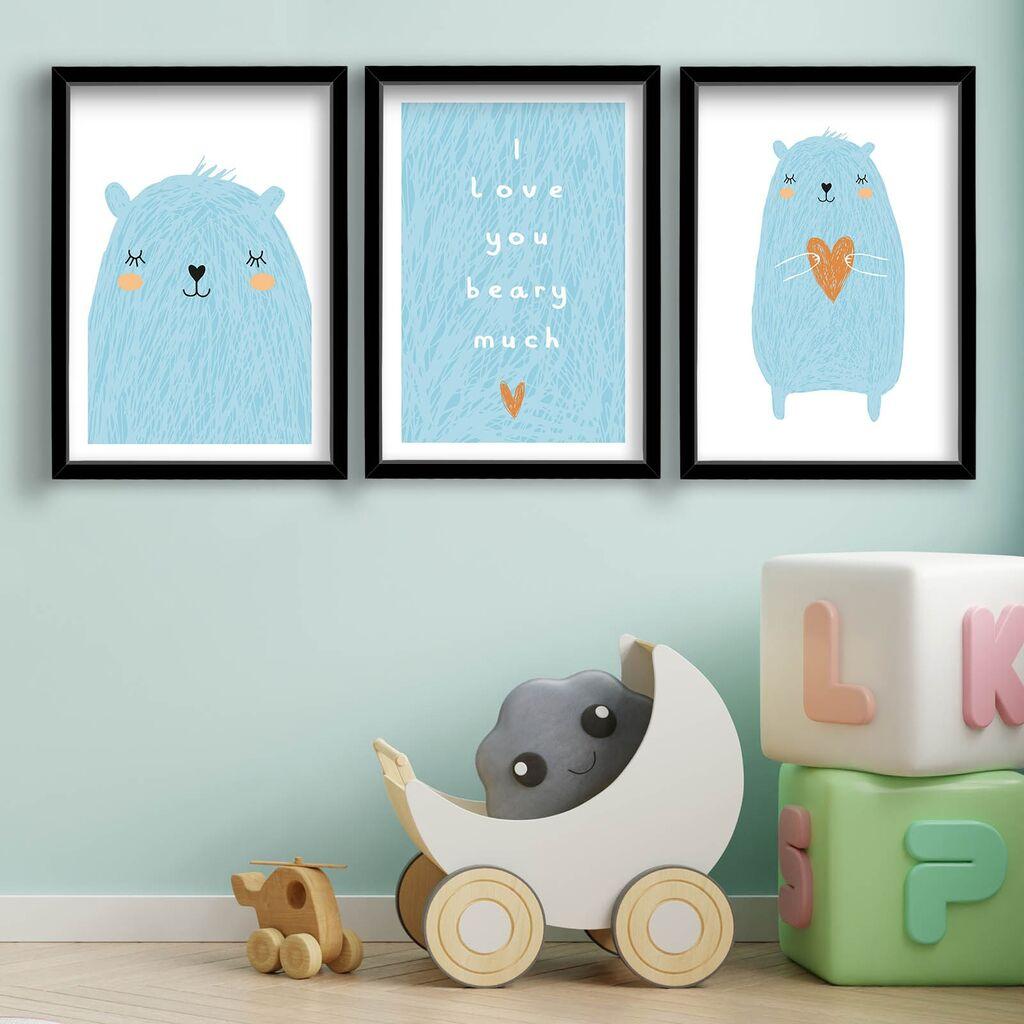 Слика Wallity 3P3853SCT-002, 3 дела, 53 x 118 см