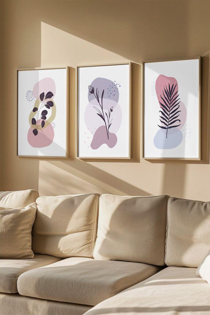 Слика Wallity 3Dartsoho103, 3 дела, 33 x 48 см