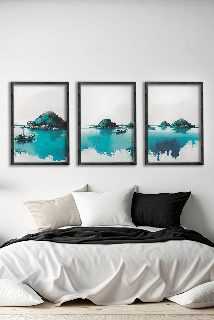 Wallity слика Ersy3Syhcrv50, 3 дела, 34 x 49 см