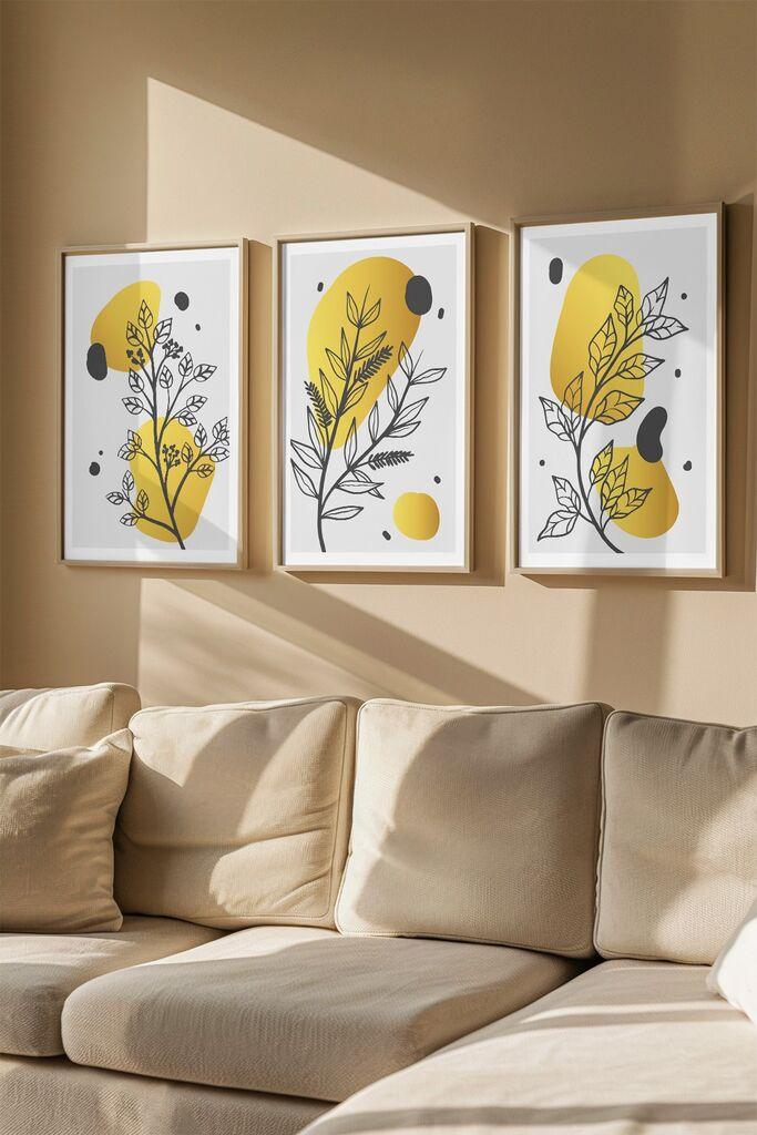 Слика Wallity 3Dartsoho91, 3 дела, 33 x 48 см