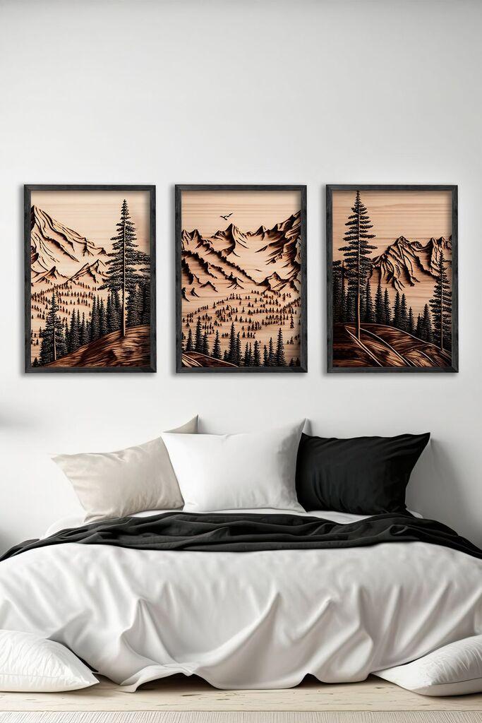 Слика од Wallity Ersy3Syhcrv33, 3 дела, 34 x 49 см