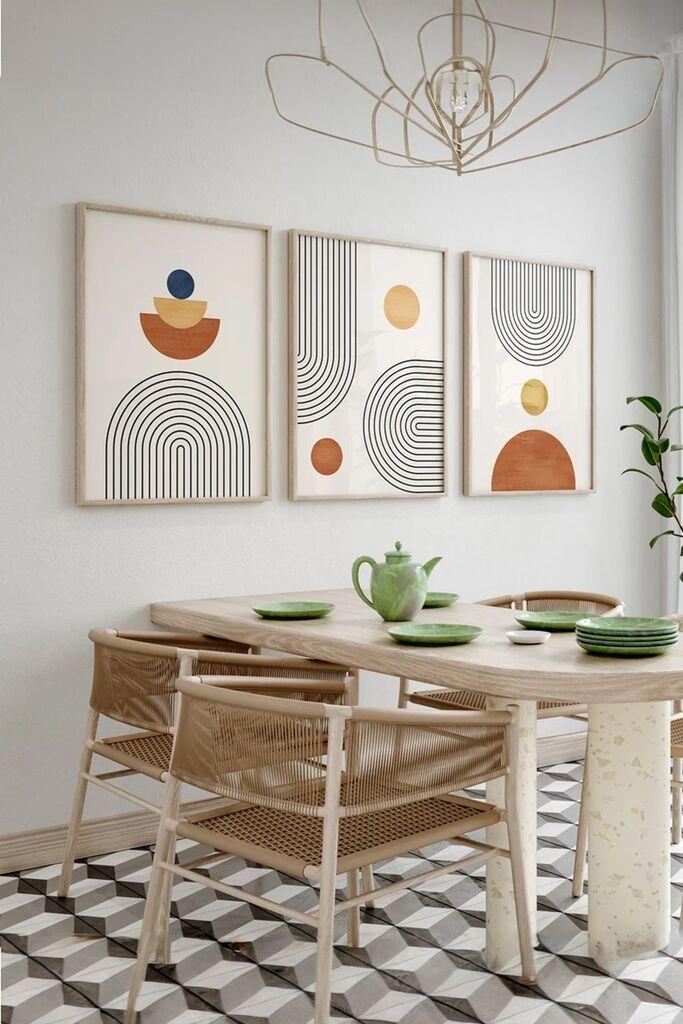 Слика Wallity 3Dartsoho16, 3 дела, 33 x 48 см