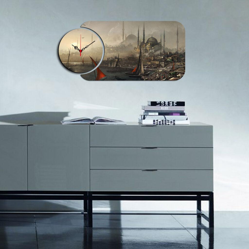 Wallity dzиден часовник YMS-02, 68x32 см, 2 дела