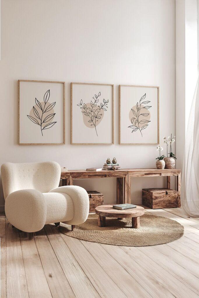 Wallity слика 3Dartsoho32, 3 дела, 33 x 48 см