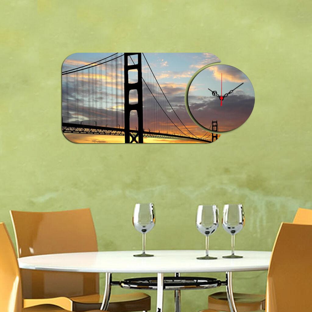 Wallity dzиден часовник YMS-77, 68x32 см, 2 дела