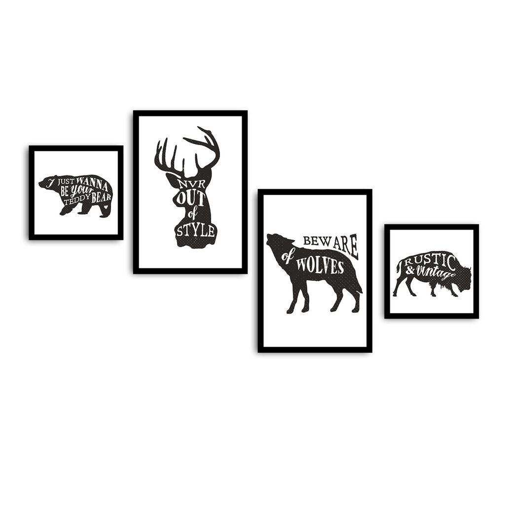 Wallity Image 4PSCT-09, 4 дела, 136 x 75 см