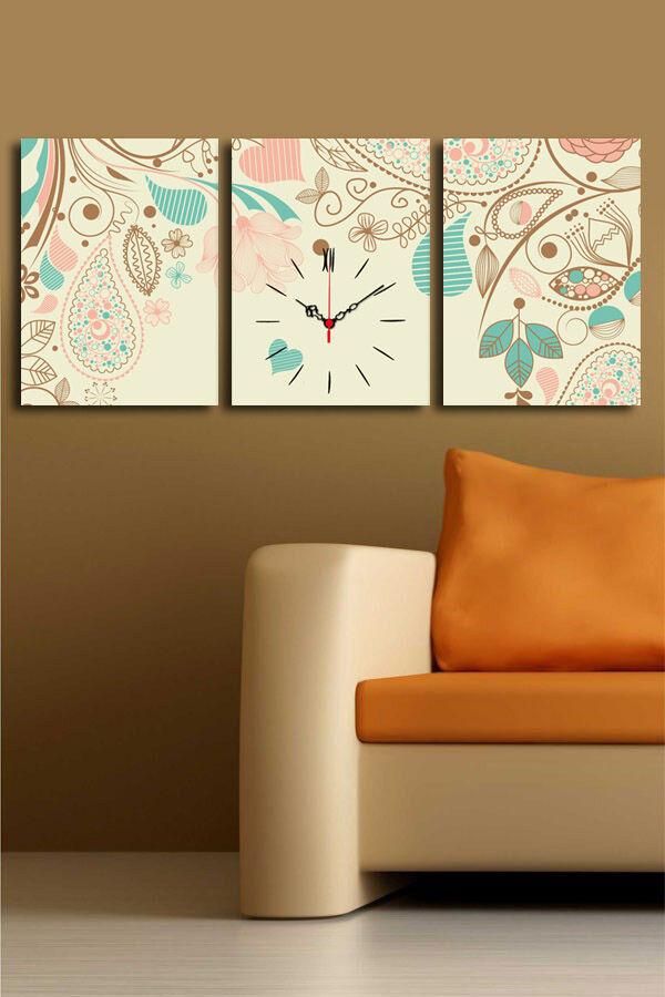 Wallity dzиден часовник 3P3040CS-61, 96x40 см, 3 дела