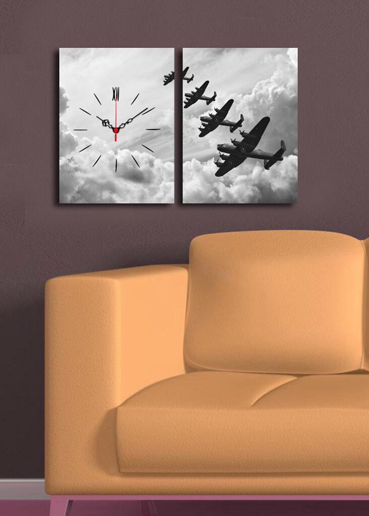 Wallity dzиден часовник 2P3040CS-131, 64x40 см, 2 дела