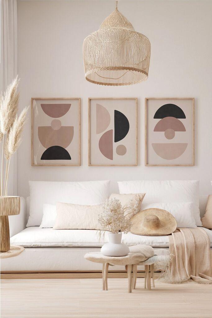 Слика Wallity 3Dartsoho71, 3 дела, 33 x 48 см