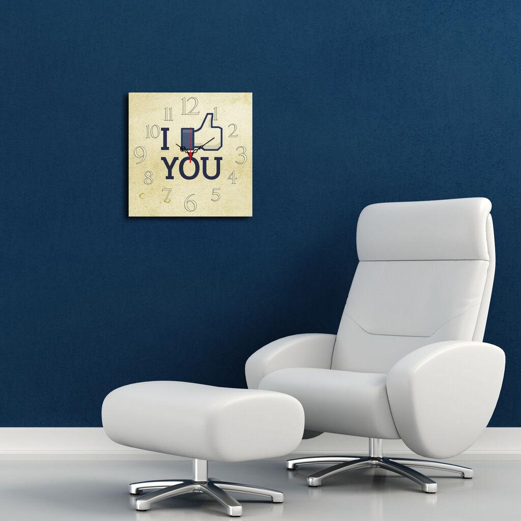 Wallity dzиден часовник Msk-01, 40x40 см