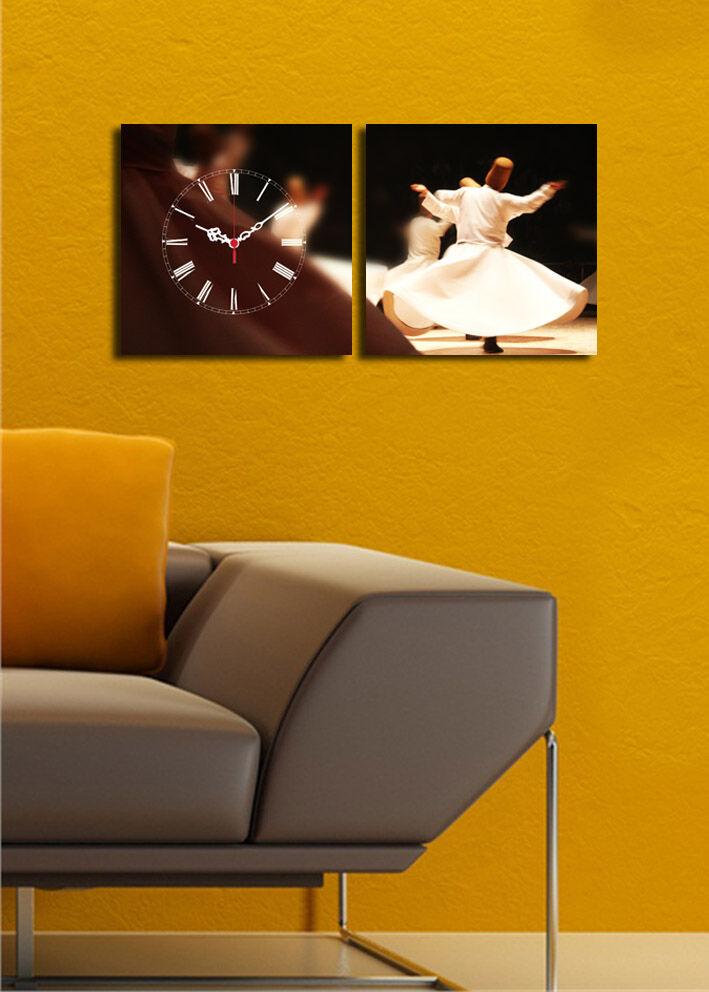 Wallity dzиден часовник 2P2828CS-4, 60x28 см, 2 дела