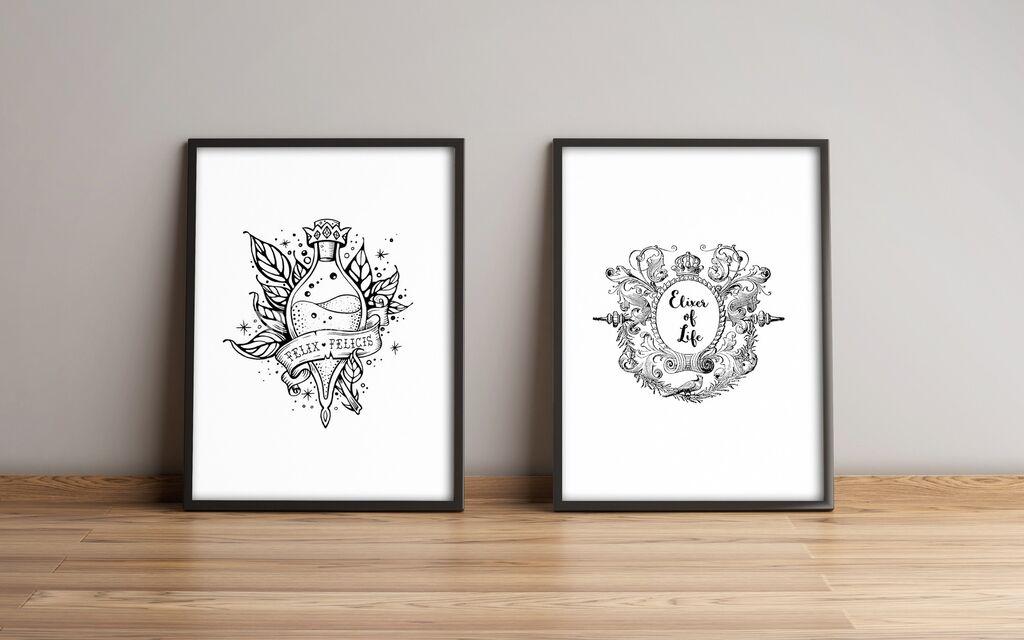 Слика Wallity 2Pysct-016, 2 дела, 74 x 51 см