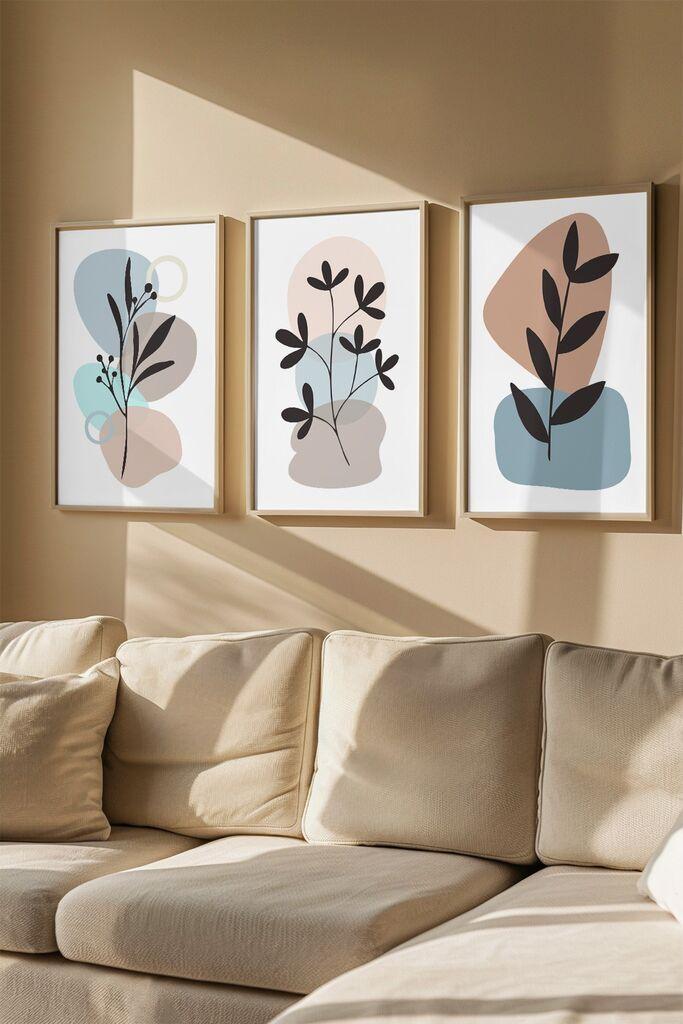 Слика Wallity 3Dartsoho97, 3 дела, 33 x 48 см