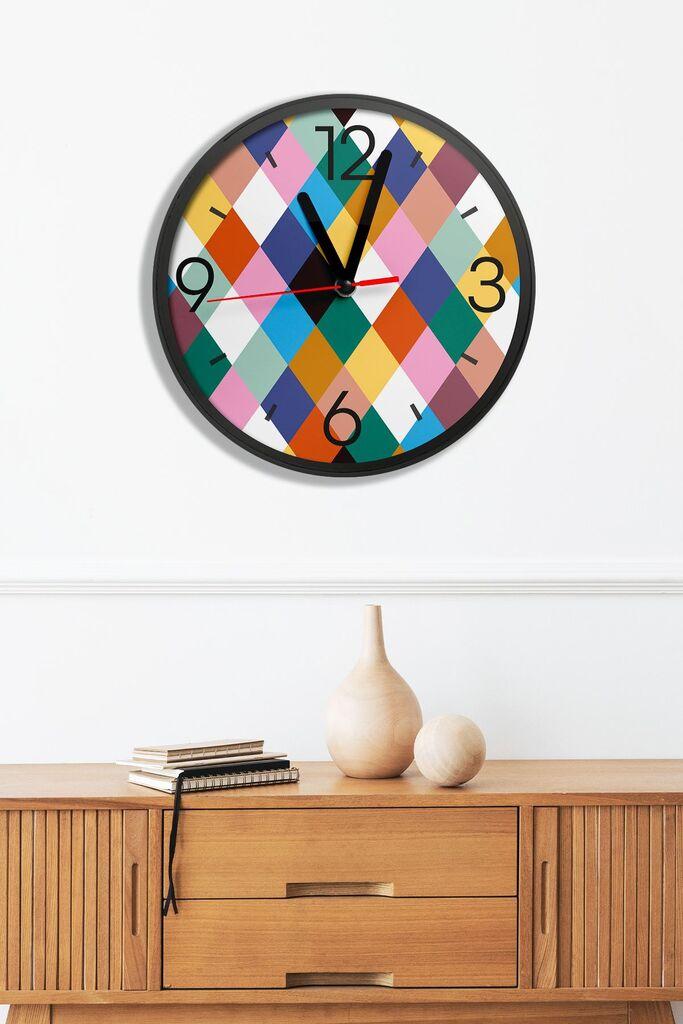 Dzиден часовник Wallity Artavessa3D clock11, 36x36x1 см