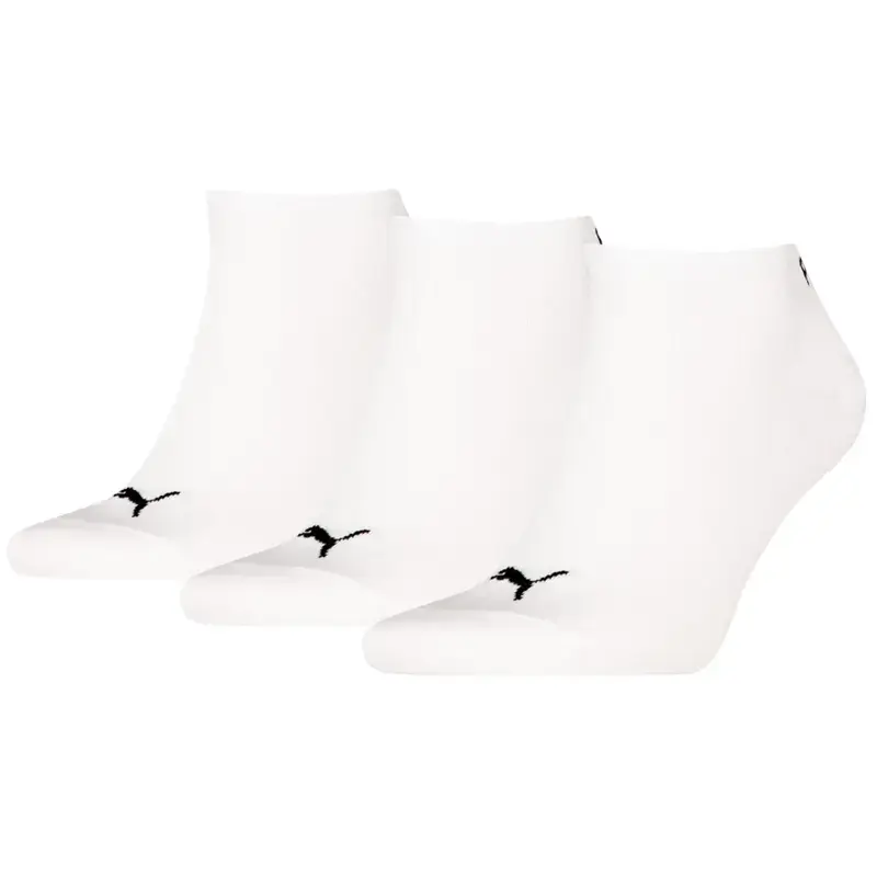Puma Машки Чорапи Sneaker Plain 3P, 3 пара, бели