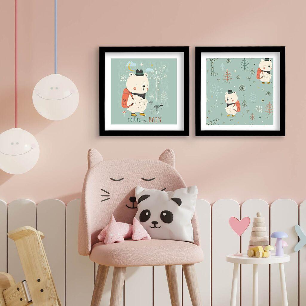 Слика Wallity 2P3333SCT-003, 2 дела, 33 x 68 см