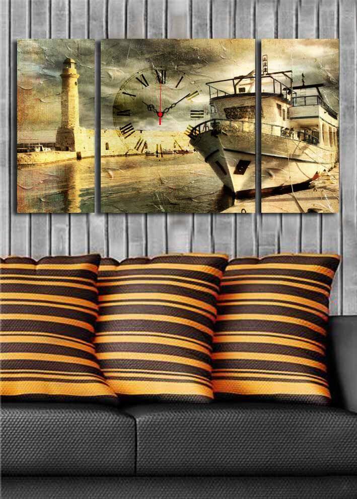 Wallity dzиден часовник 3P204045CS-5, 84x45 см, 3 дела