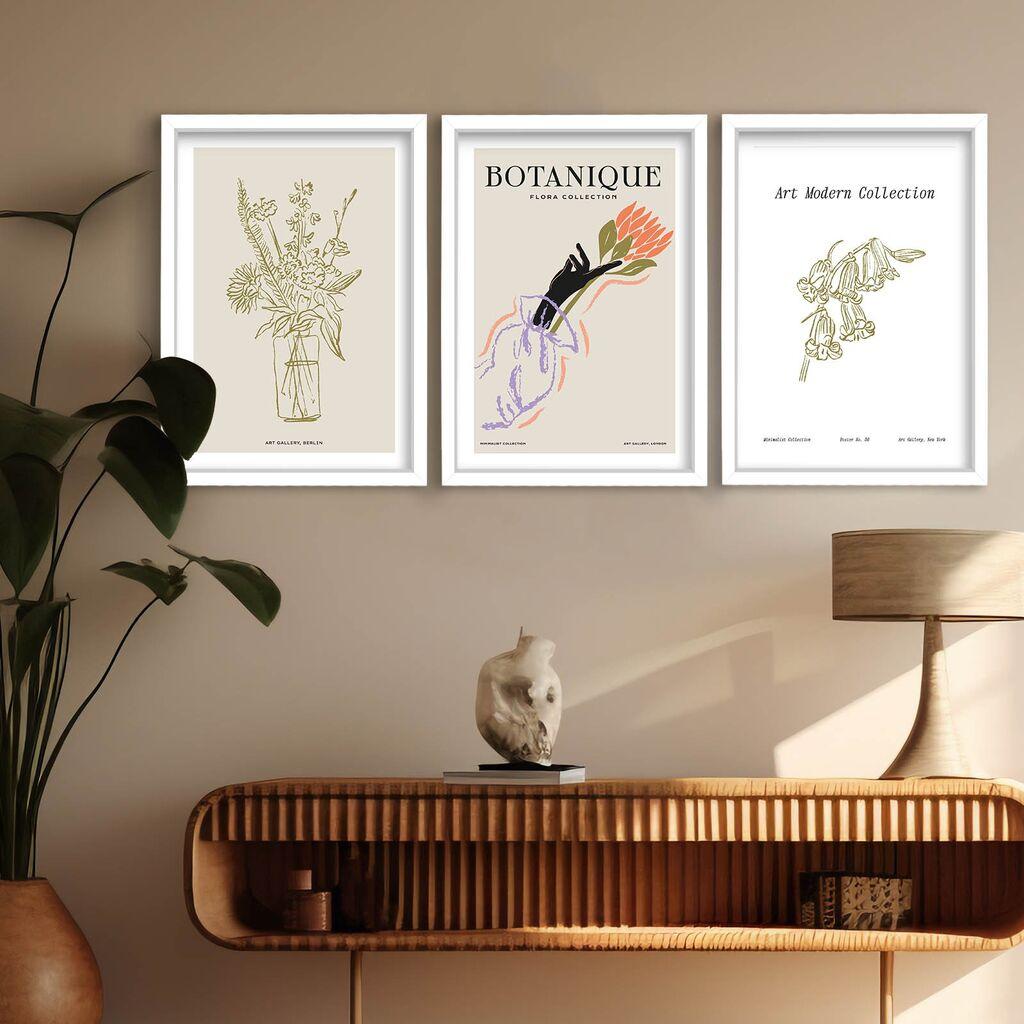 Слика Wallity 3p3752softct-009, 3 дела, 38 x 53 см