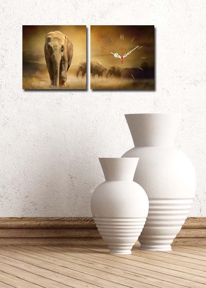 Wallity dzиден часовник 2P2828CS-19, 60x28 см, 2 дела