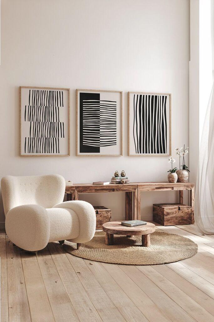 Слика Wallity 3Dartsoho78, 3 дела, 33 x 48 см