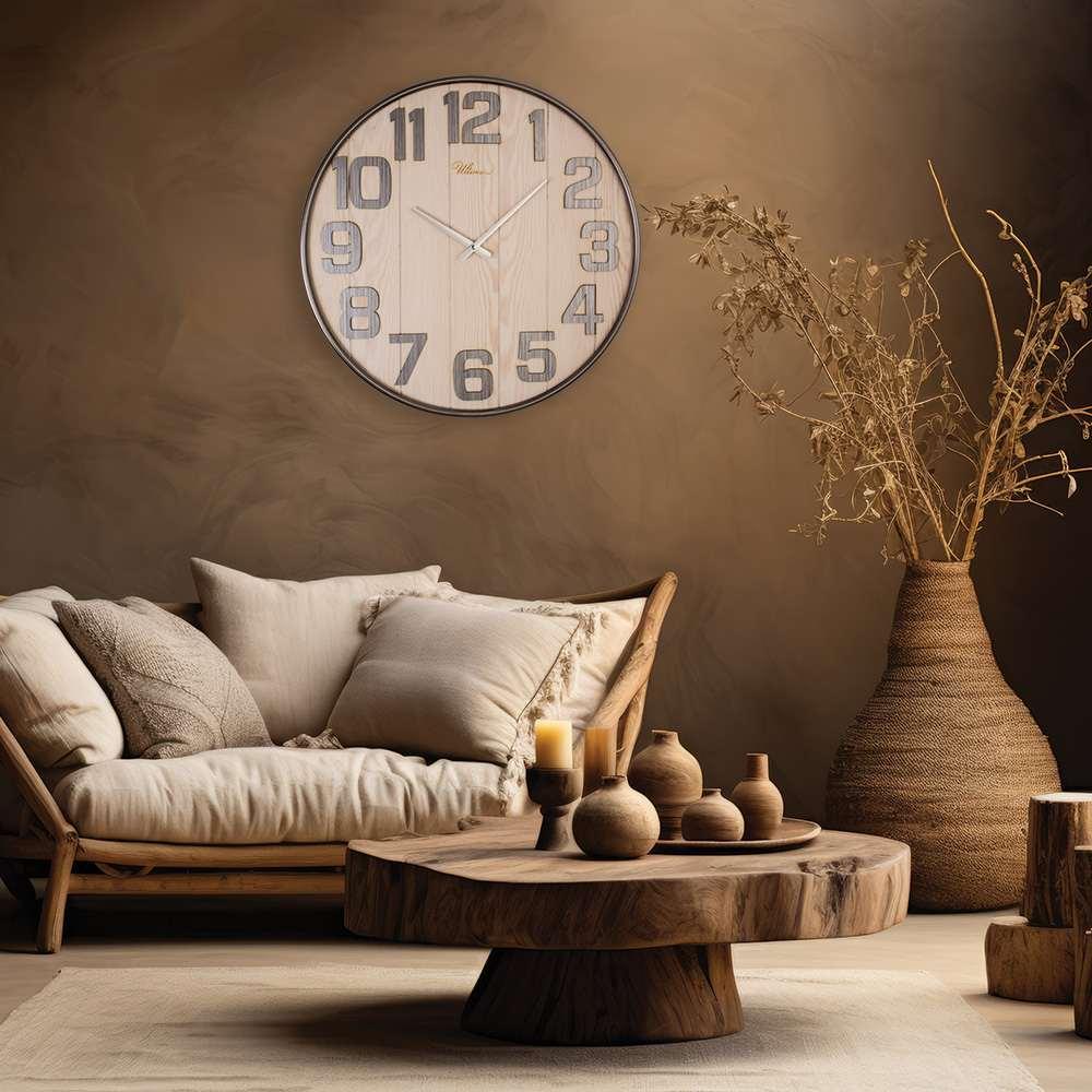 Wallity dzиден часовник Антички среден, 62x62 см